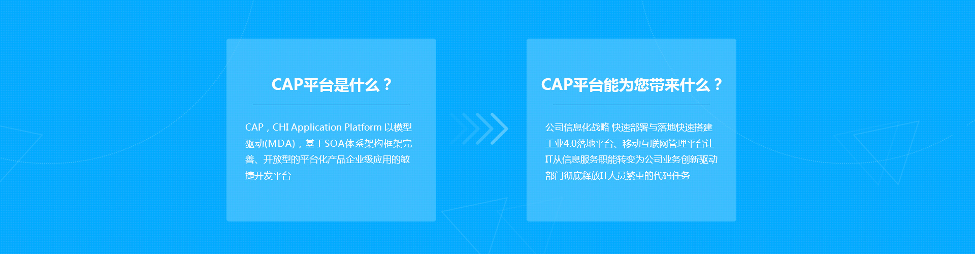 CAP开发平台